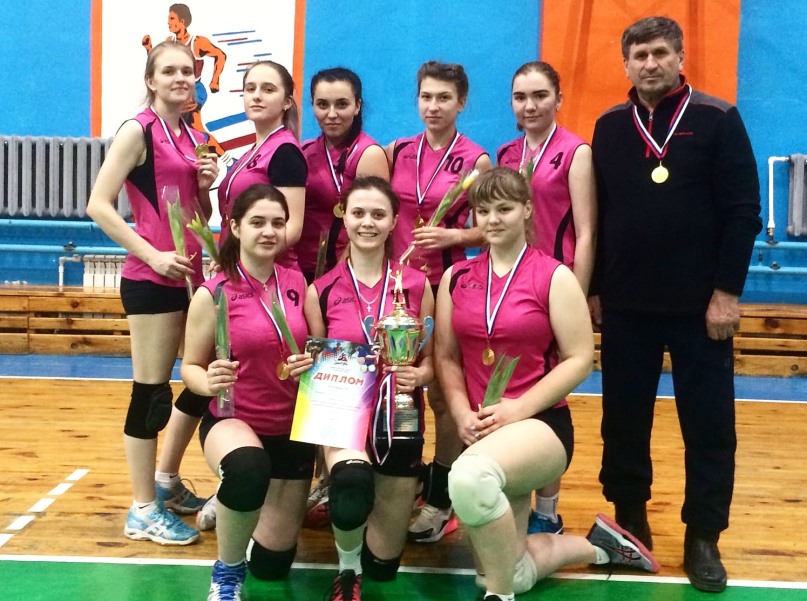 Волейболистки Рубцовского института взяли "золото" краевого турнира среди женских команд
