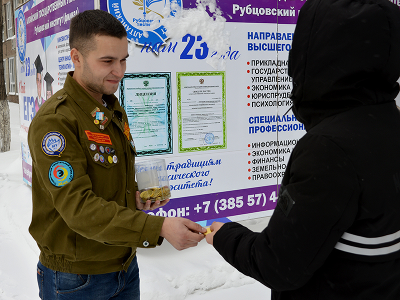 Студенческий строительный отряд «Эйдос» провел масштабную акцию по пропаганде здорового образа жизни