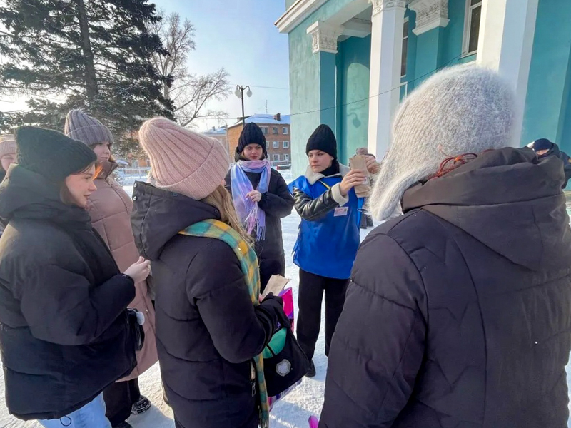 Студенты нашего института приняли участие во всероссийской акции памяти "Блокадный хлеб"