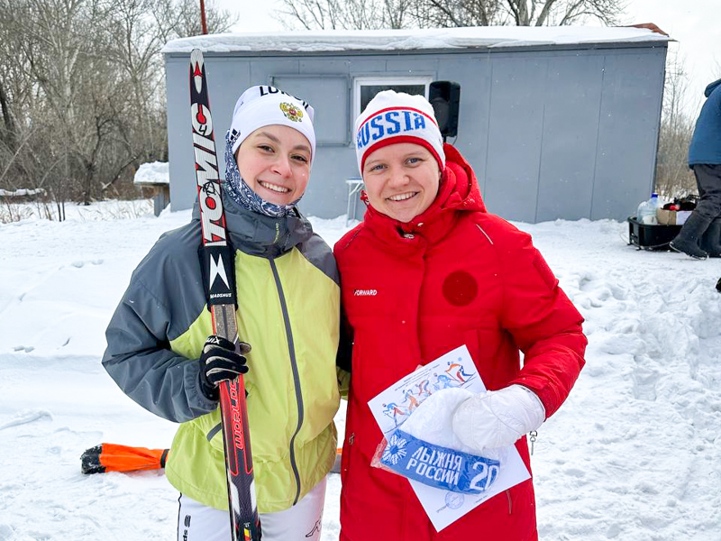 Студенты Рубцовского института (филиала) АлтГУ на старте «Лыжни России»!