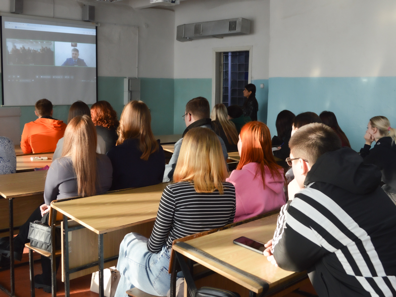 Онлайн-встреча с сотрудником Пограничного управления ФСБ России
